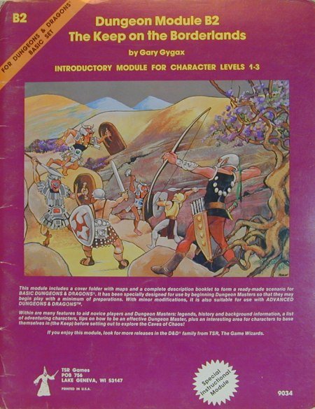 B2: The Keep on the Borderlands B2: The Keep on the Borderlands