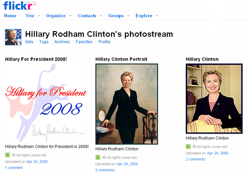 Hillary On Flickr